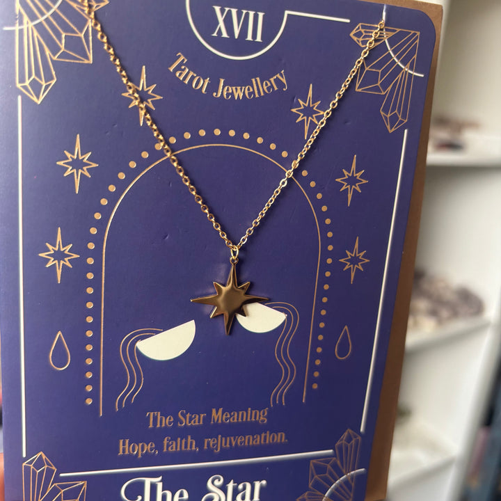 The Star Tarot Necklace | with greeting Card