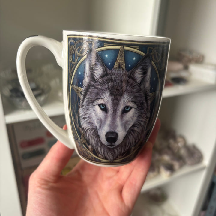 Wolf Forest Spirit mug - By Lisa Parker