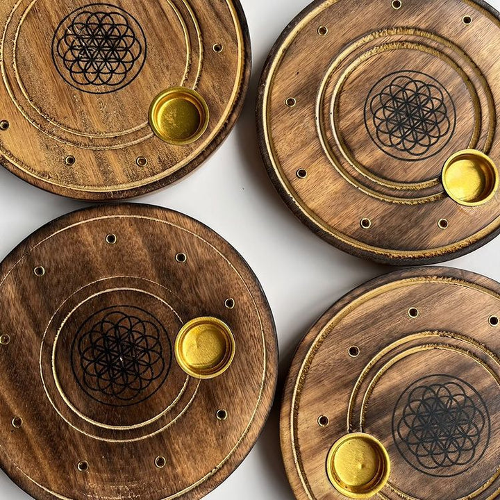 Flower of Life Incense Stick & Cone Holder