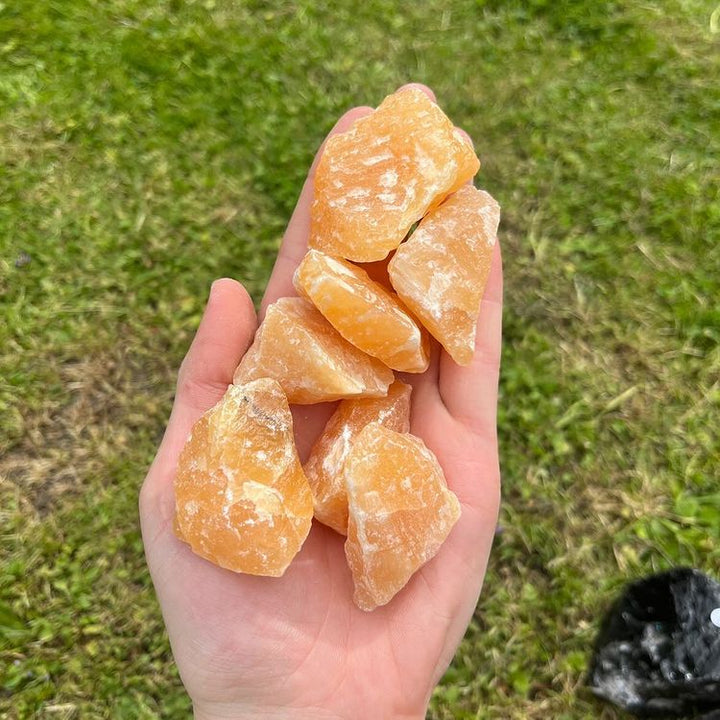 Mini Raw Orange Calcite