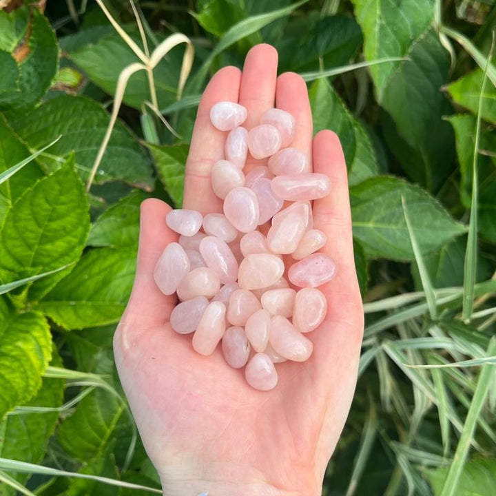 Mini Rose Quartz Tumble Stone | Love &amp; Peace