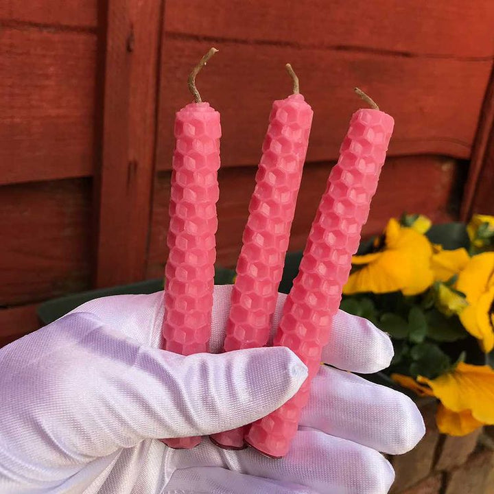 Friendship Beeswax Spell Candles - 3 pack