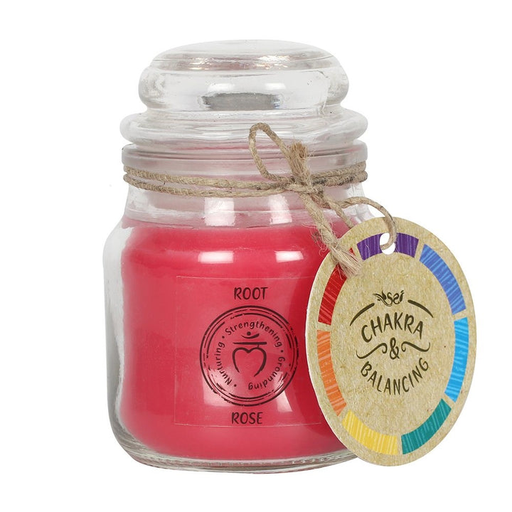 Root Chakra Rose Candle