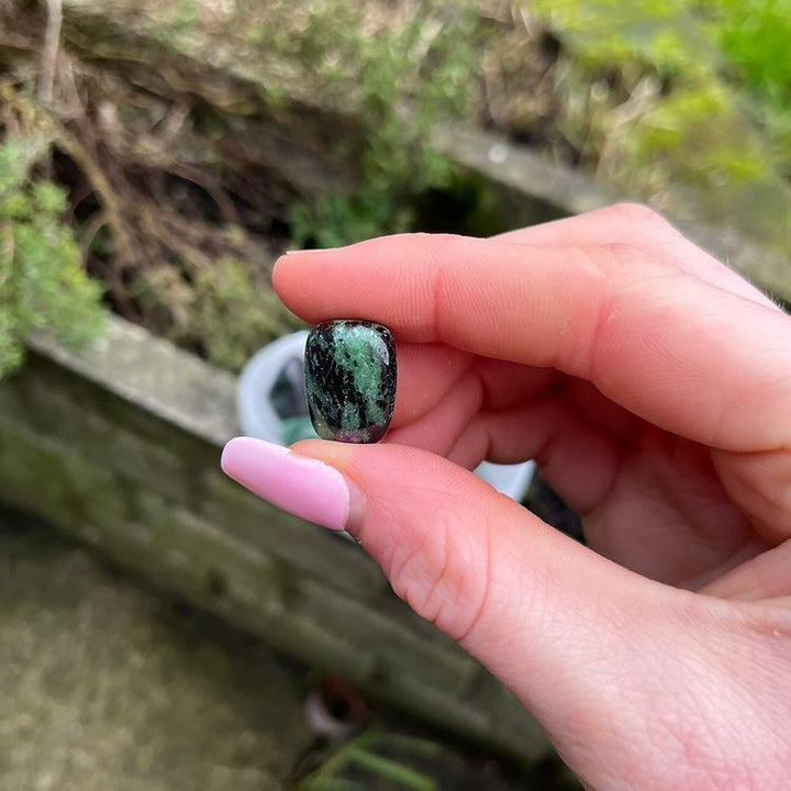 Mini Ruby in Zoisite Tumble Stone