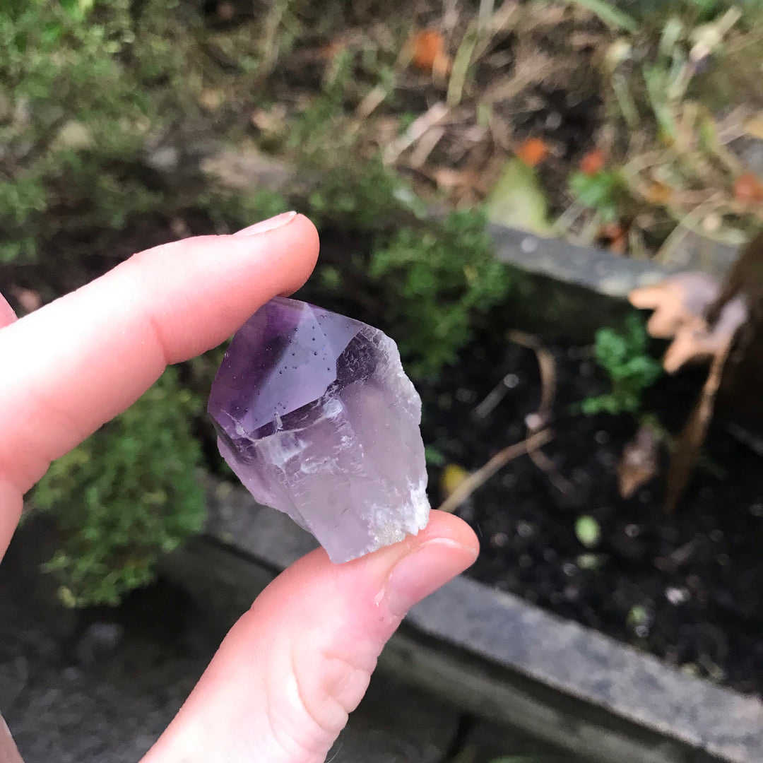 Amethyst Points with Phantoms -  Sleep & Anxiety